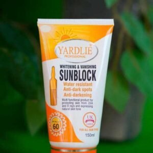 Yardlie Professional - Sunblock - UK Based Gel Formula - SPF 60 - 150ml.